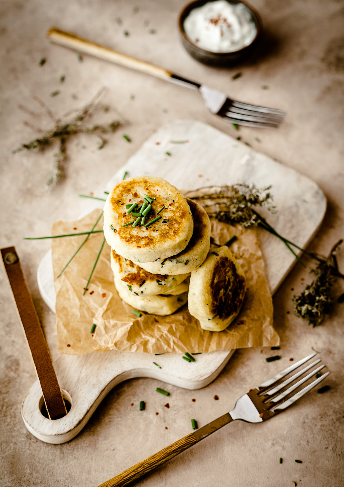 Kitche-Calling Kartoffeltaler mit Parmesan